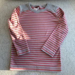 Tea collection thicker long sleeve striped tee